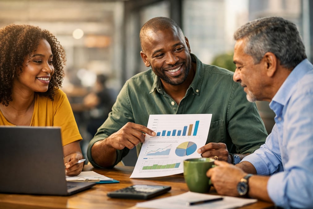 Professional finance stock photo